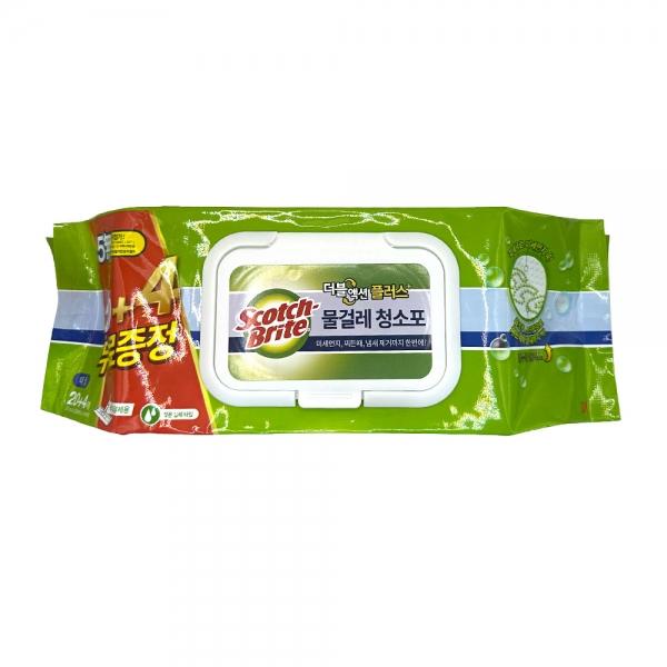 3M 스카치브라이트 더블액션 물걸레 청소포 대형 20매입