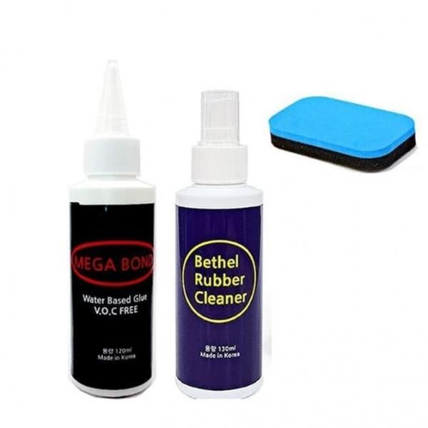 탁구 러버 크리너 러버글루 탁구채 글루 라바 클리너 관리용품 세트 130ml