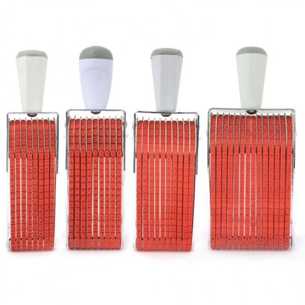 올드림 콜스탬프 영문 숫자 넘버링 4호 13단 4x60.5mm 일체형 일부인 사무용품
