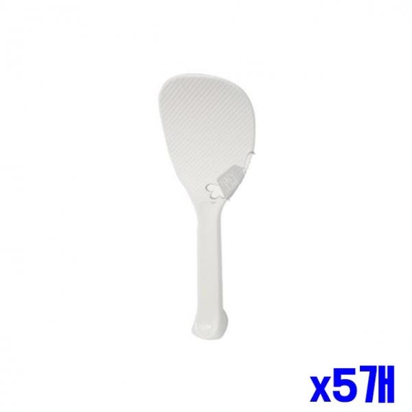 스탠드 타입 엠보싱 주걱1P x5개 주방용품 조리도구