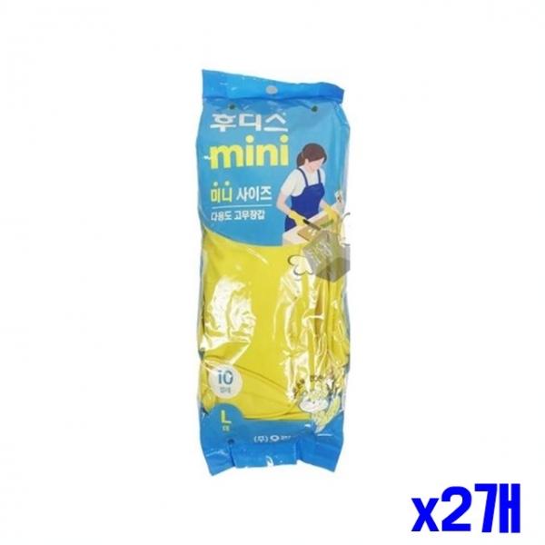 다용도 항균 고무장갑 L 10켤레 x2개 생활용품