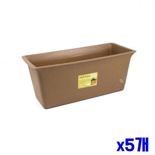 직사각 화분 42.5x18.8x17cm x5개 철제화분 정원용품