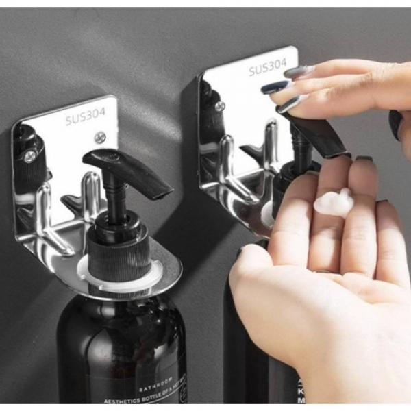 욕실 디스펜서 홀더 샴푸통 걸이 홀더