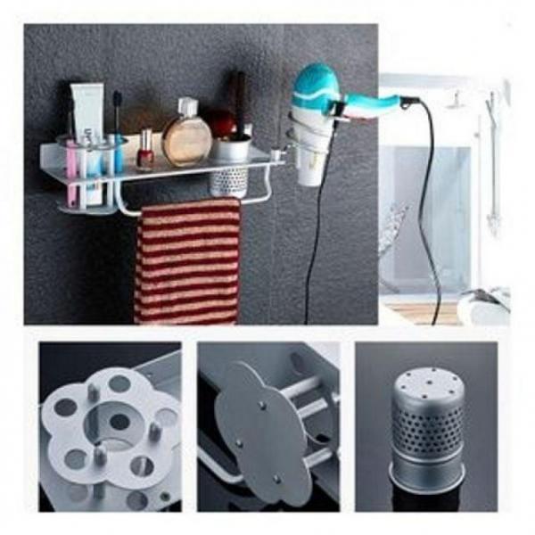 헤어 드라이기 거치대 걸이 욕실 선반 D E F형 기거 HAIR DRYER RACK