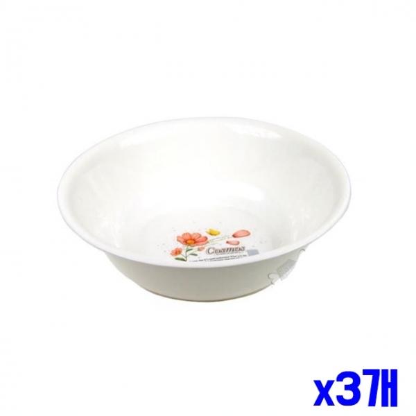화이트 욕실 세수대야 대 x3개 화장실대야 욕실대야