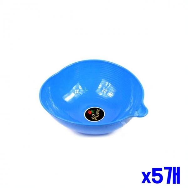 다용도 욕실 바가지 19.5x21.5x8cm x5개 손잡이바가지