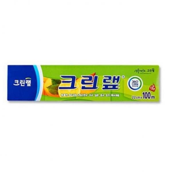 크린랩 크린랩 일회용 음식 포장랩 위생 랩 22cmx100m