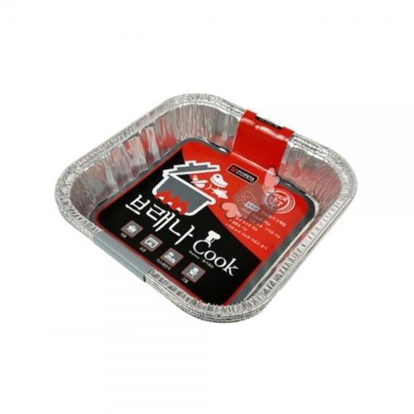 일회용 사각 직화냄비 2750ml 3개입 직화용냄비
