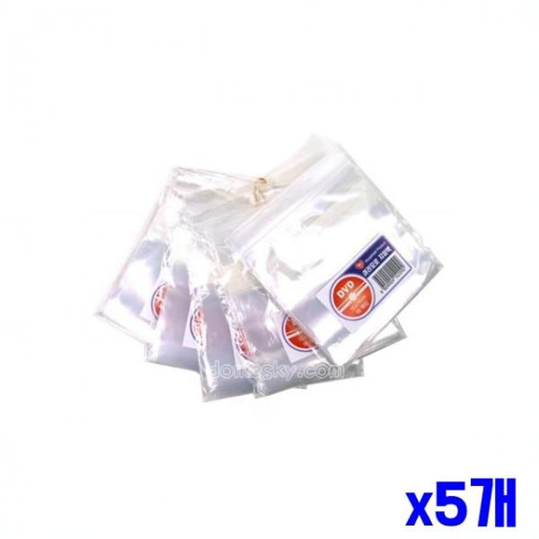 다용도 투명 지퍼백 15X14cm16매 x5개 주방일회용