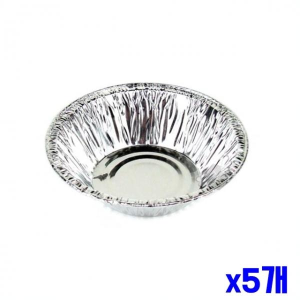 위생적인 은박 공기 대형 10p x5개 일회용식기