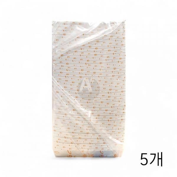 조은팩 사각 종이 접시 GR5-1호 168X114X27mm 100입 X 5개 일회용 그릇