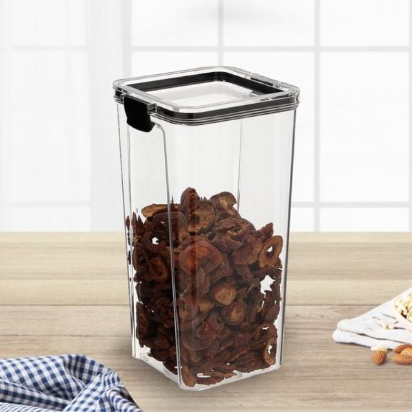 곡물보관통 푸드보관통 쿠킹홈 앤락 투명 밀폐용기 (1.3L)