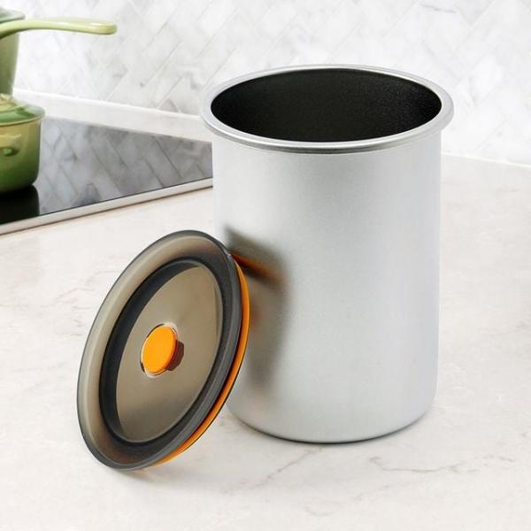 온프레시 전자레인지 스텐 밀폐용기 원형 반찬통 (1.75L)