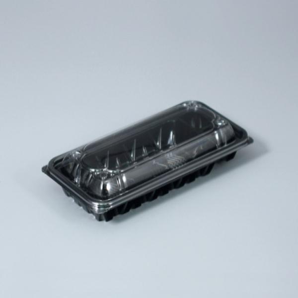 S-0104-1 회초밥 3칸 용기세트 (PET/흑색)