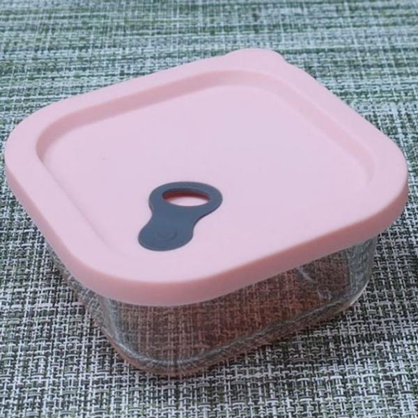 밀폐용기 반찬통 보관통 전자레인지 용기 사각 530ml