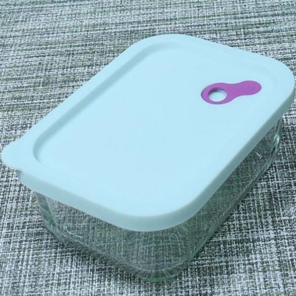 밀폐용기 반찬통 보관통 전자레인지 용기 사각 370ml