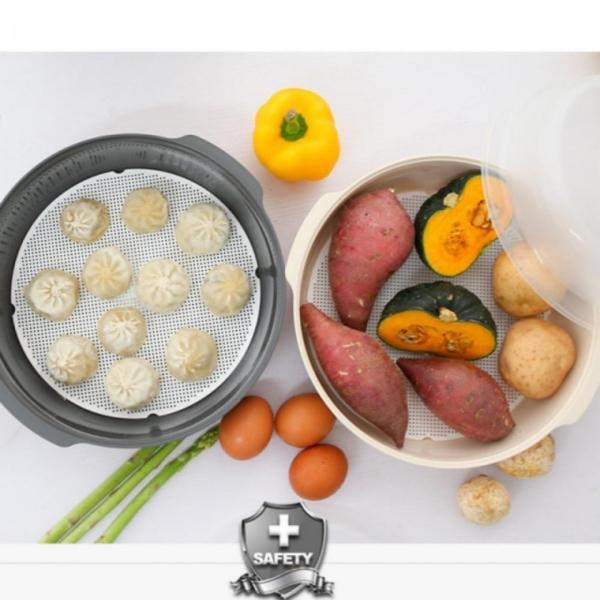 요리 계란찜기 조리 전자레인지 만두 감자 용기 라면 찜기