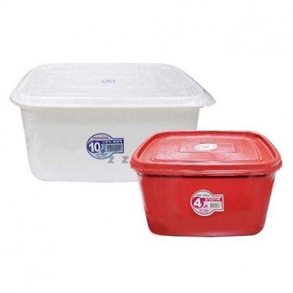 대영 밀폐용기 사각 용기 식기 반찬통 김치통 2.5L
