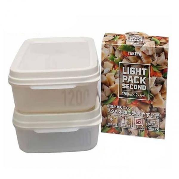 다케아 반찬통 보관 용기 전자레인지 용기 1200ml 2P