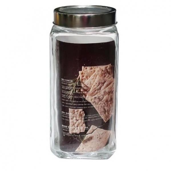 클리어 밀폐용기 양념통 소스통 유리 용기 1300ml