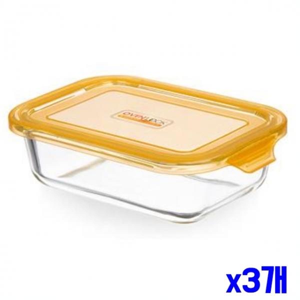 직사각형 유리밀폐용기 370ml x3개