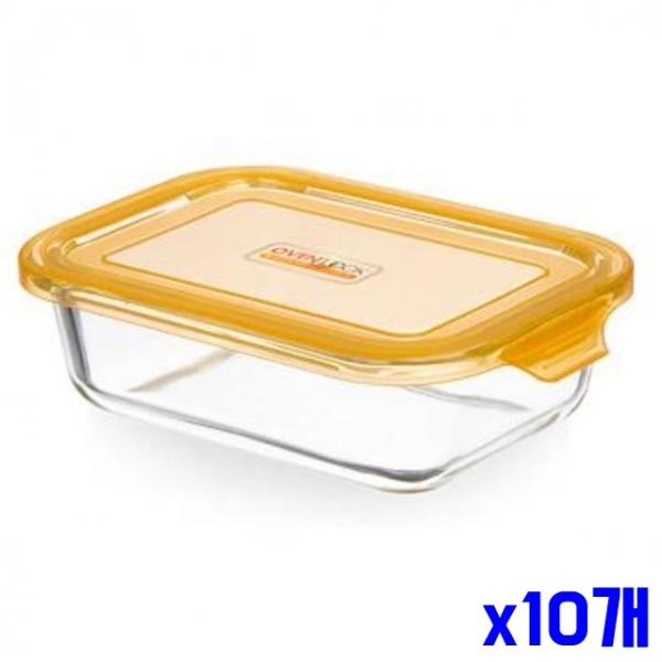 직사각형 유리밀폐용기 370ml x10개