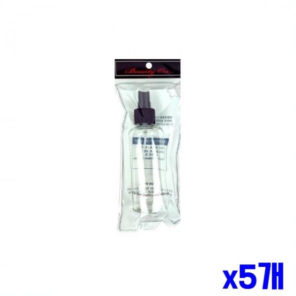 액체 리필 투명 스프레이 용기150ml x5개 공병
