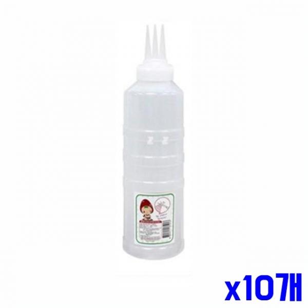 잘라쓰는 3구형 소스병 대 x10개 소스보관통 양념용기