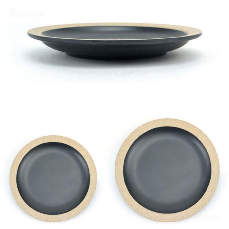 멜라민 레스토랑 양식 접시 샐러드 디저트 후식 접시 한정식 반찬 음식 접시 지름 17.5cm 20.2cm
