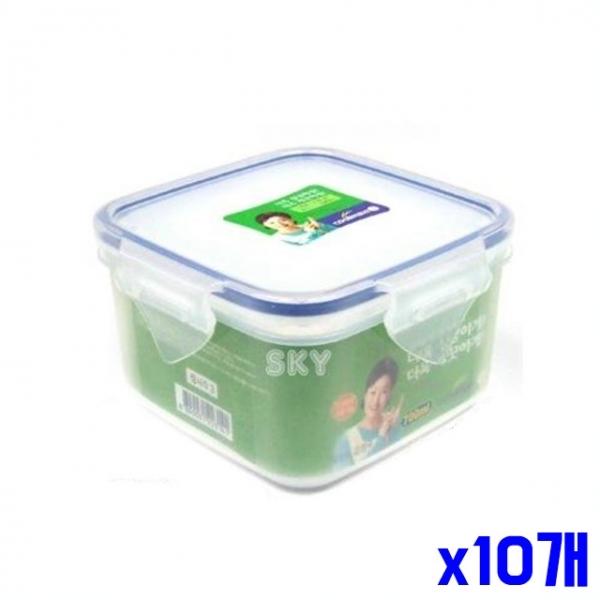 플라스틱 밀폐용기 700ml x10개 보관용기 음식보관