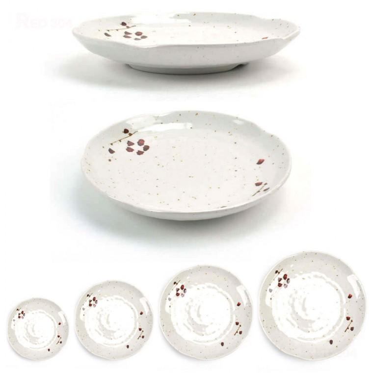 멜라민 한정식 앞접시 반찬그릇 일식 스끼다시 샐러드 디저트 접시 지름 20.8cm 23.5cm 26.5cm 28.3cm