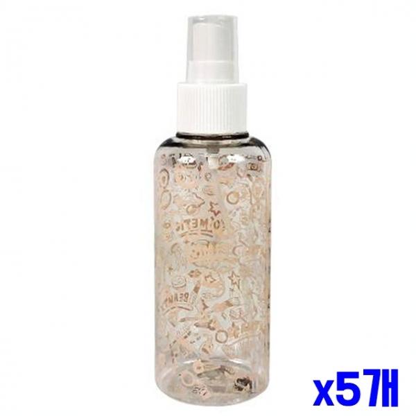 투명 스프레이용기 150ml x5개