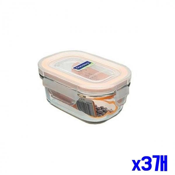 핸디형 직사각 유리 밀폐용기 150ml x3개 음식보관