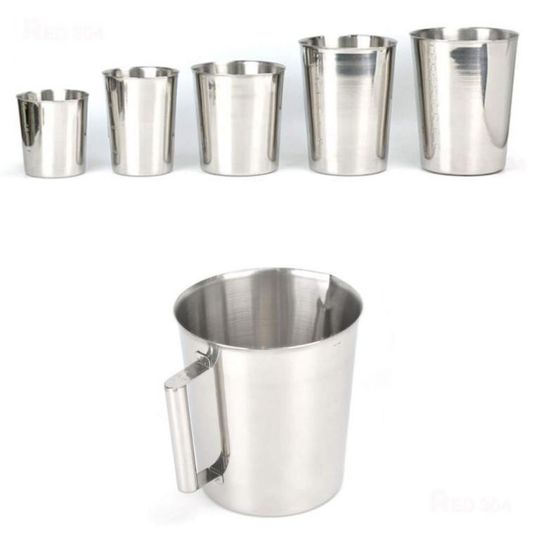 고급형 스텐 27종 대용량 스테인레스 비커 계량컵 눈금컵 용량 1L 1.5L 2L