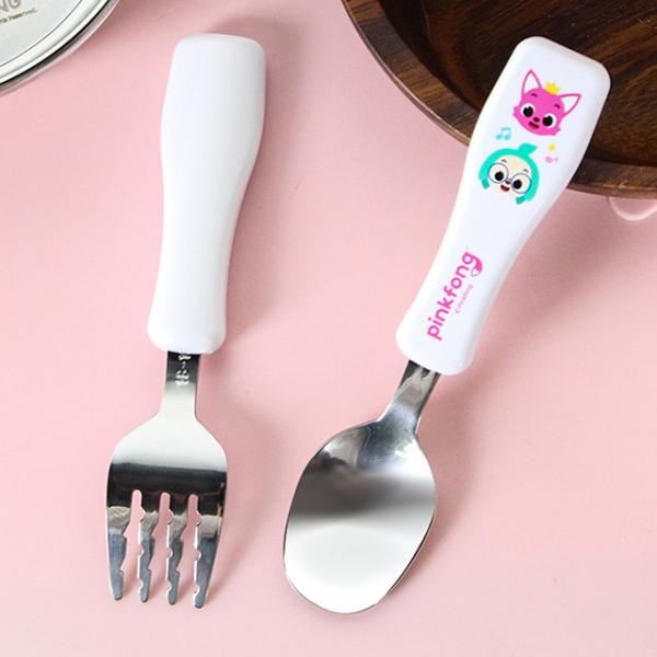 핑크퐁 꼬마 스푼포크 세트