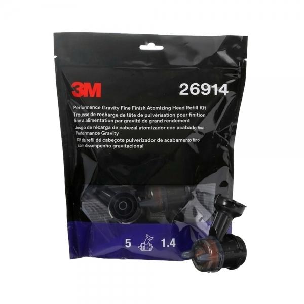 3M 26914 퍼포먼스 파인피니시 노즐 헤드 1.4mm 5개입