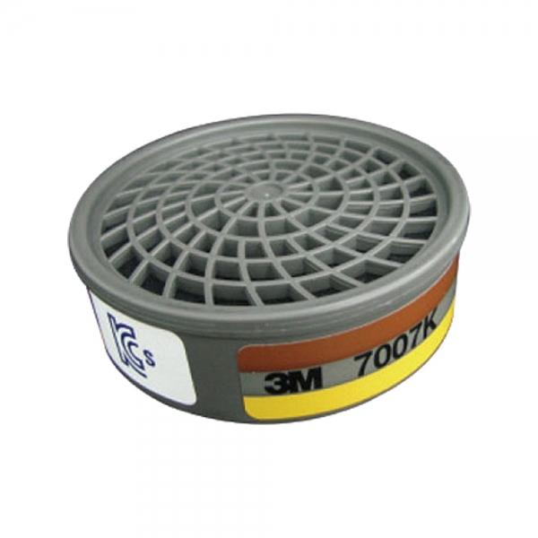 3M 7007K-100L 방독 방진 단구형 정화통 필터 1P