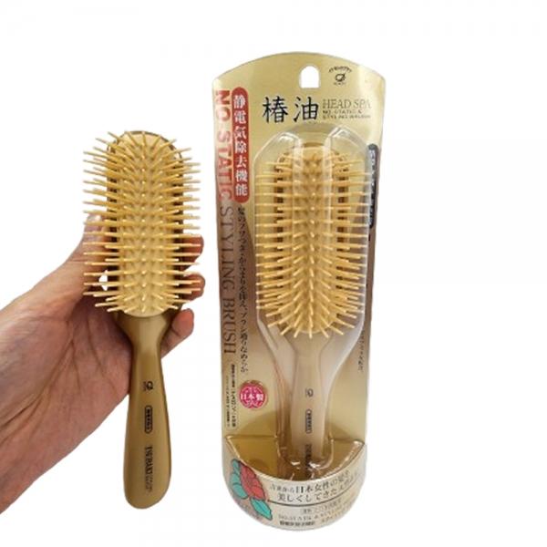 일본제 츠바키유 헤어브러시 정전기 방지