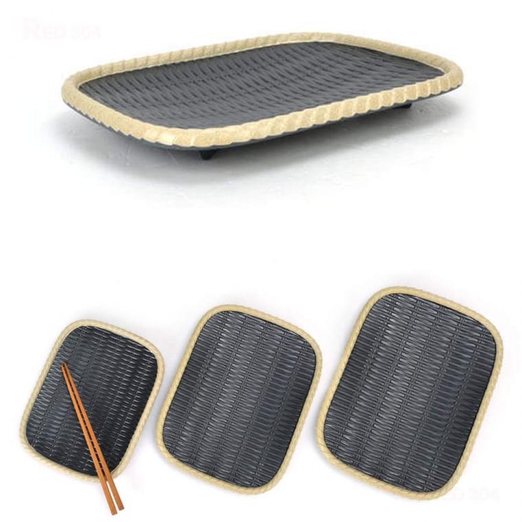 멜라민 과일 야채 샐러드 파전 부침개 접시 반찬그릇 반찬접시 길이 24.7cm 28.5cm 32.5cm