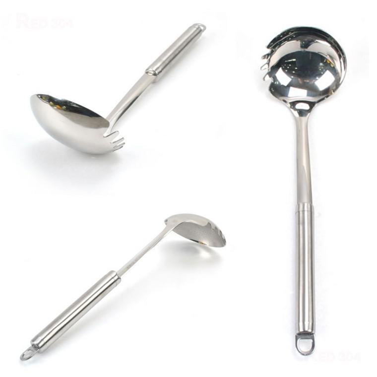 특허 손잡이 찌개국자 국물국자 라면 칼국수 스텐 면국자 29.3cm