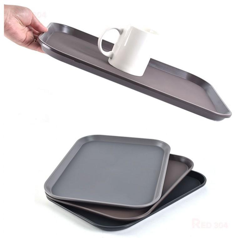 커피 음료 디저트 간식 후식 미끄럼방지 논슬립 쟁반 서빙쟁반 트레이 길이 34.6cm 41cm 45.2cm