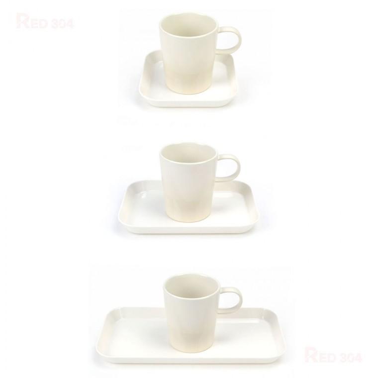 멜라민 미니쟁반 서빙쟁반 커피 음료 잔받침 컵받침 간식쟁반 후식쟁반 길이 14.8cm 21.3cm 29.7cm