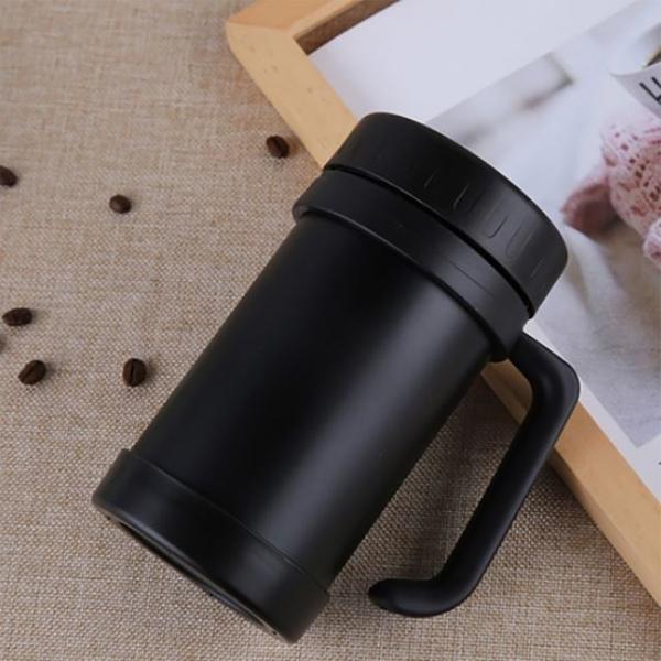 . ㈜Tree 노블티 스텐 보온컵 뚜껑컵 (500ml) (블랙)