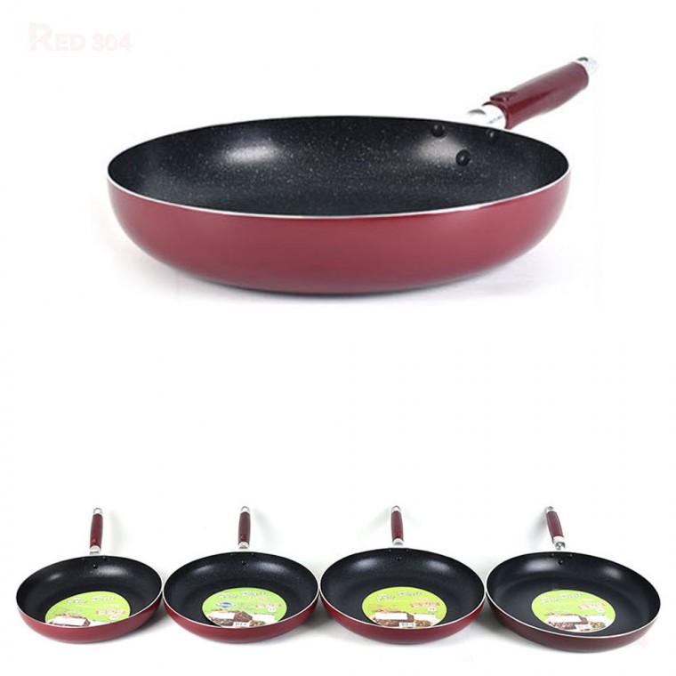 식당 업소용 마블코팅 대형 프라이팬 후라이팬 지름 32.2cm 34.3cm 36.5cm 38.3cm