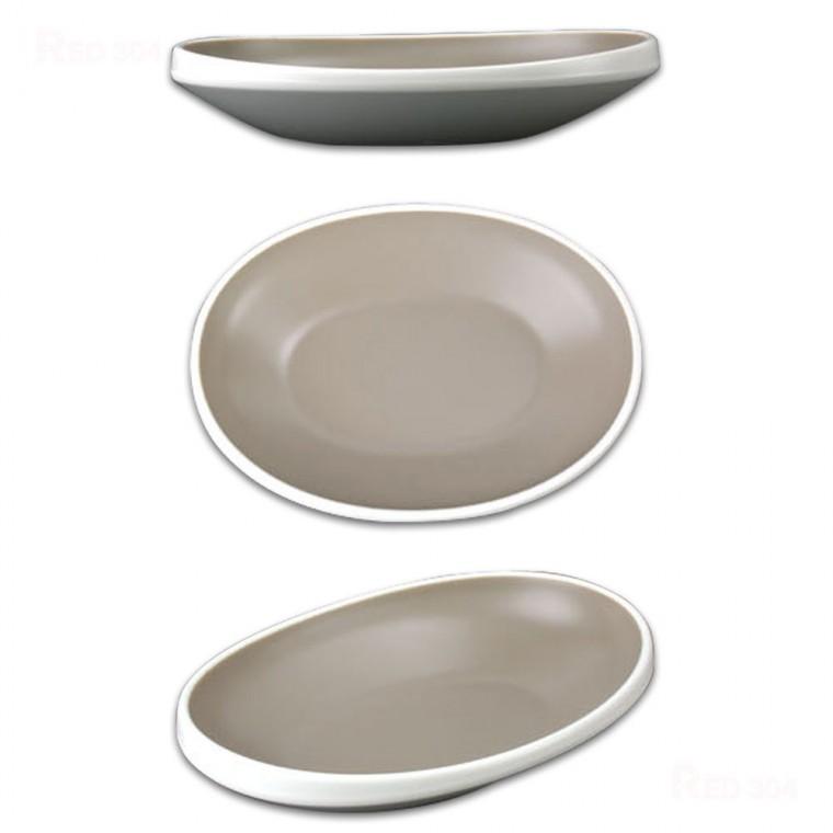멜라민 한정식 찬기 반찬그릇 반찬접시 샐러드 디저트 접시 분식 순대 떡볶이 접시 길이 25cm 30cm