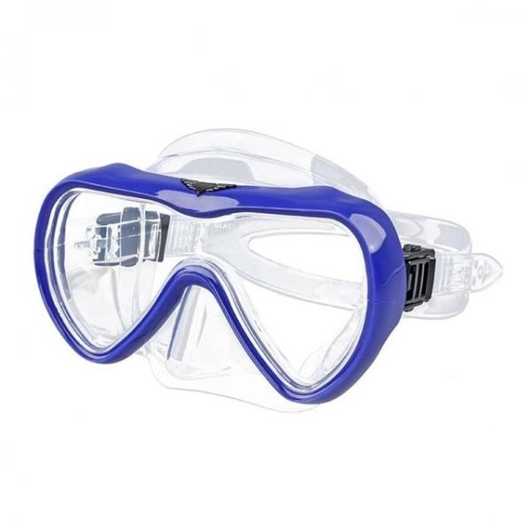 마린월드 다이빙 마스크 퓨어 스쿠버 스노클 바다 잠수안경 (퓨어 ) (퓨어블루) 블루
