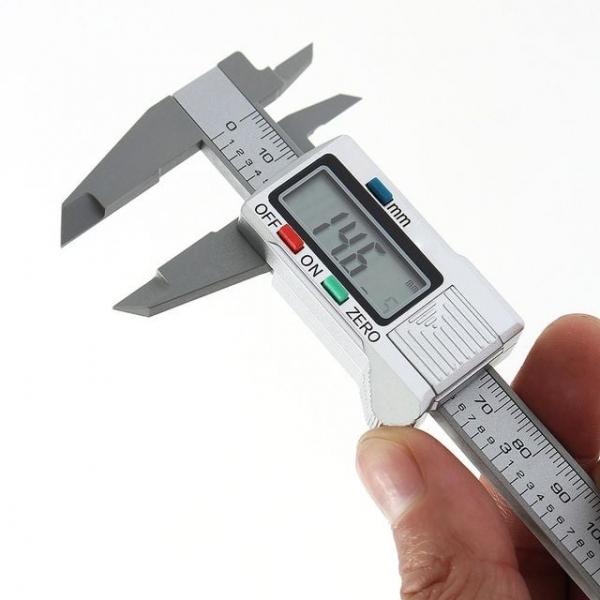 외경측정자 내경측정자 파인툴 디지털 캘리퍼스 실버 (100mm)