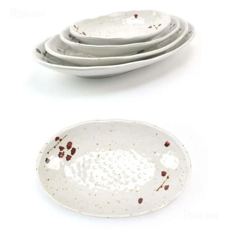 멜라민 한정식 찬기 밑반찬 김치 반찬 그릇 반찬접시 일식 스끼다시 접시 길이 21.2cm 26cm 31.5cm 36.2cm