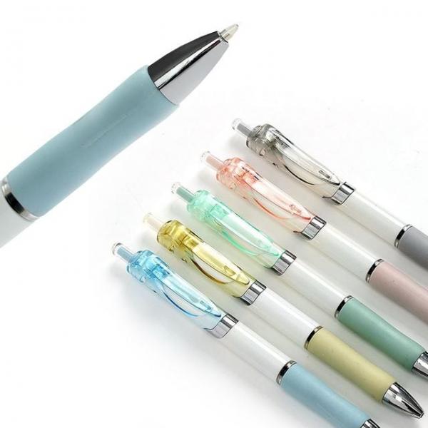 중성볼펜 노크식볼펜 컬러플랜 세트 펜 중성펜 (0.5mm) 검정