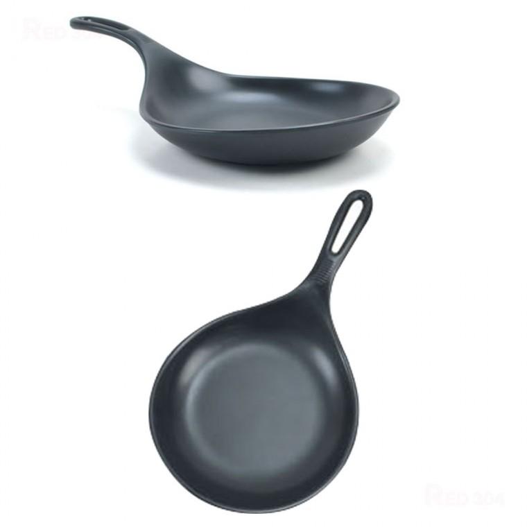 블랙 멜라민 손잡이 파스타 스파게티 면기 면그릇 찬기 반찬그릇 샐러드 디저트 그릇 23호 24호 25호